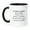 Black/White, variant on 3drose, 44 Years of Marriage 44th Wedding Anniversary in Months Days Hours, 11oz Two-tone Blue Mug