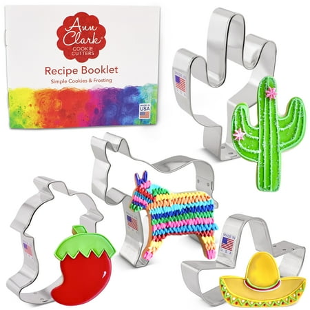 

Ann Clark Cinco de Mayo Cookie Cutter Set 4-Piece Made in USA