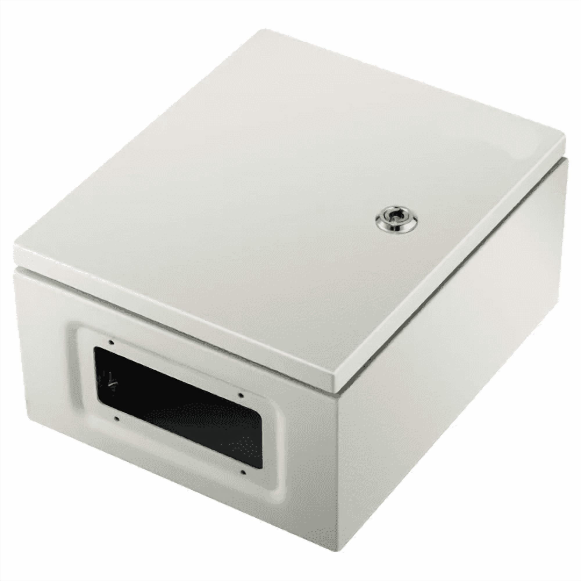 NEMA 4X Carbon Steel Enclosure 12 x 10 x 6'' Electrical Junction Box