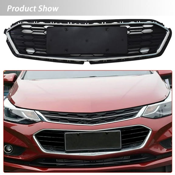 Front Bumper Lower Grill Grille Fit for Chevrolet Cruze L LT LS LTZ 2016 2017 2018