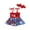 Red, variant on Baby Toddler Girl 4th of July Romper Dress 3 6 12 18 24 Months 2T 3T Letter Embroidery Star Print Sleeveless Tie Strap Jumpsuit with Headband