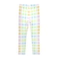thumbnail image 4 of joogoo Girls' Leggings Pastel Checkered Yoga Pants 5T, 4 of 8