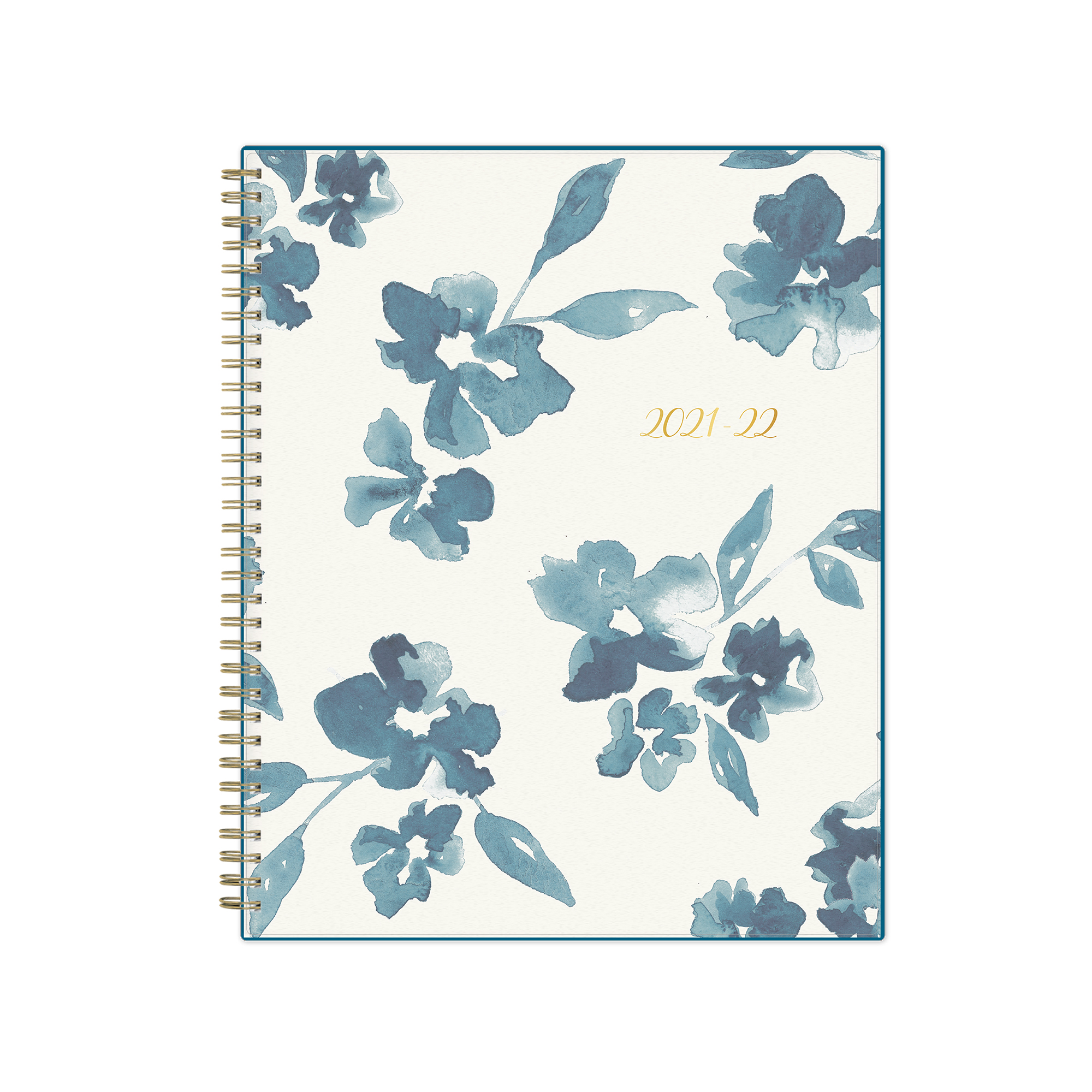 Blue Sky 21-22 Weekly & Monthly Planner, 8.5 x 11, Bakah Blue Frosted