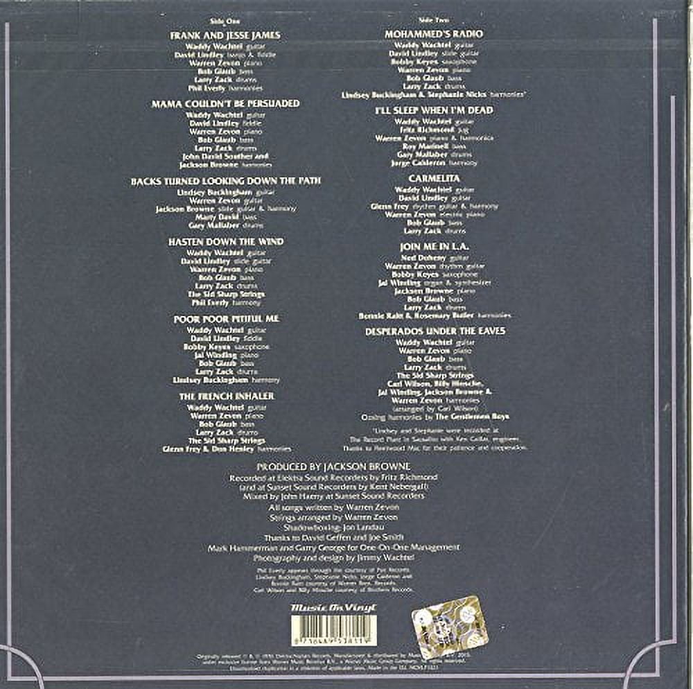 Warren Zevon - Warren Zevon - Music & Performance - Vinyl