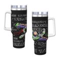 thumbnail image 2 of Taza térmica de acero inoxidable con estampado de Buzz Lightyear para café frío o caliente, 40 oz, con asa, 2 of 8