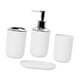 thumbnail image 3 of Accesorios de baño Dispensador de jabón para tocador Regalo de inauguración de la casa Moderno blanco, 3 of 9
