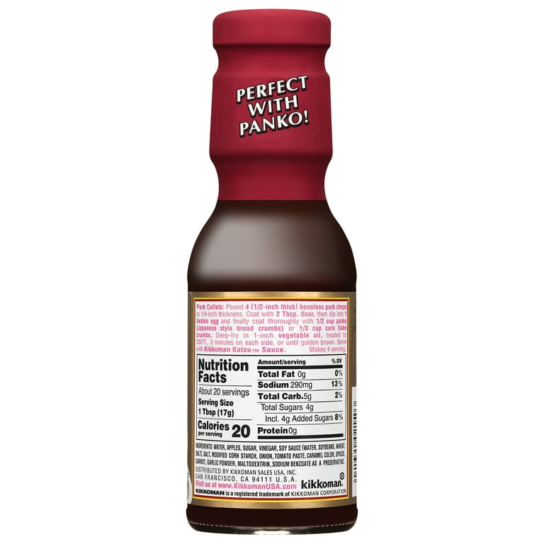 4 pack) Kikkoman Katsu Sauce, 11.75 oz - Walmart.com