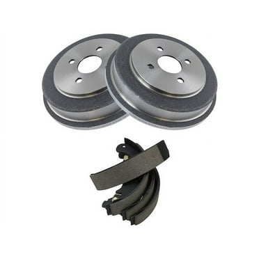 Rear Brake Drum and Brake Shoe Kit - Compatible with 2005 - 2008 Chevy Cobalt 2006 2007