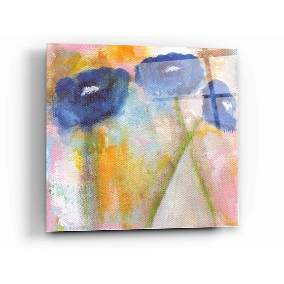 Epic Art 'Crossroads' by Linda Woods, Acrylic Glass Wall Art, 12"x12"