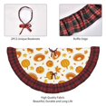 thumbnail image 4 of Sigee Pumpkin Maple Leaves for Christmas Decoration Tree Skirt Christmas Plaid Tree Skirt,Christmas home decor Holiday Tree Skirt Fits TChristmas Tree-30", 4 of 6