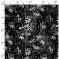 thumbnail image 2 of Soimoi Black Fabric - By the Yard - 42 Inch Wide - Leaves Tropical - Verdant Canopy: A Tapestry of Tropical Leaves Printed Fabric, 2 of 6