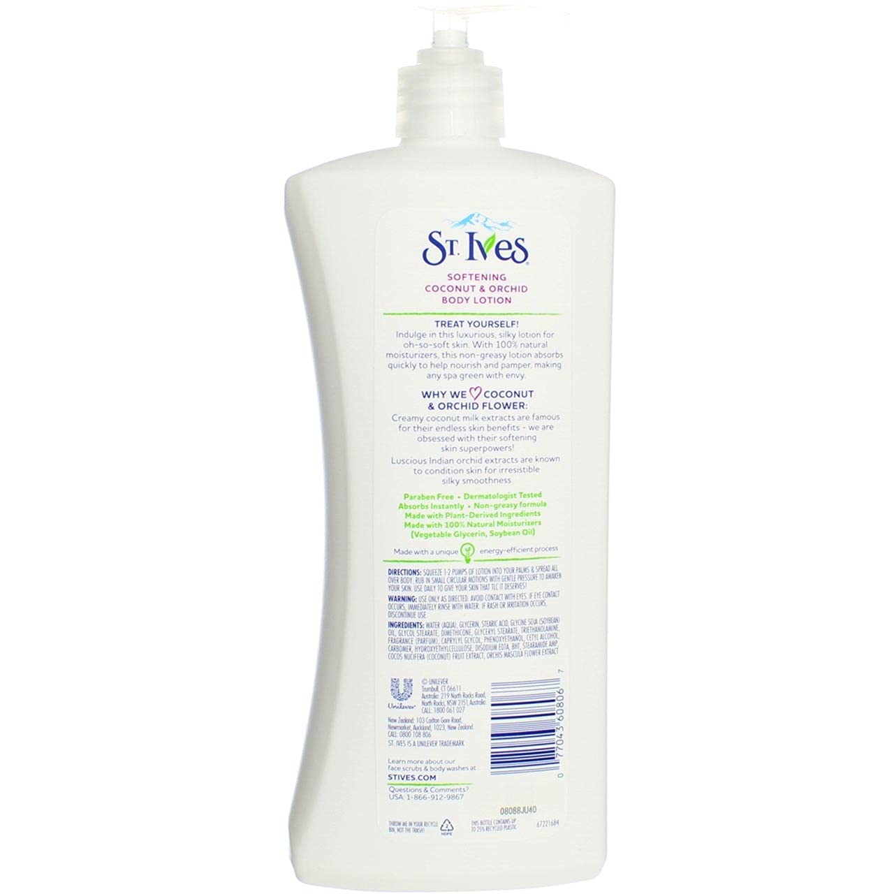 St Ives Softening Coconut and Orchid Body Lotion, 21 Oz - image 5 of 8