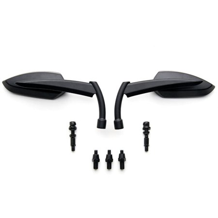 Kapsco Moto Custom Rear View Mirrors Black Pair W Adapters Compatible With Harley Davidson V Rod Night Street V Rod Walmart Canada