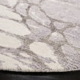 thumbnail image 3 of SAFAVIEH Restoration Vintage Conway Abstract Distressed Area Rug, Purple/Ivory, 6' x 6' Round, 3 of 9