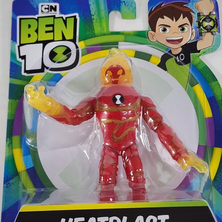 Ben 10 Heatblast Cartoon Network WB Playmates Toys 5” 2021 Action