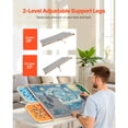 thumbnail image 5 of KFFKFF 1500-Piece Rotating Puzzle Board with Felt Drawers and Cover, 34x25 in Wooden Table, Adjustable Tilting Angles for Jigsaw Puzzle Enthusiasts, Gift Idea for Adults, 5 of 9