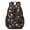 Basketball and Flame Gray Pattern, variant on Basketball and Wow White Pattern 17" Waterproof Oxford School Backpacks for Teens, S-Shape Padded Straps, for School, Travel, Hiking, Camping
