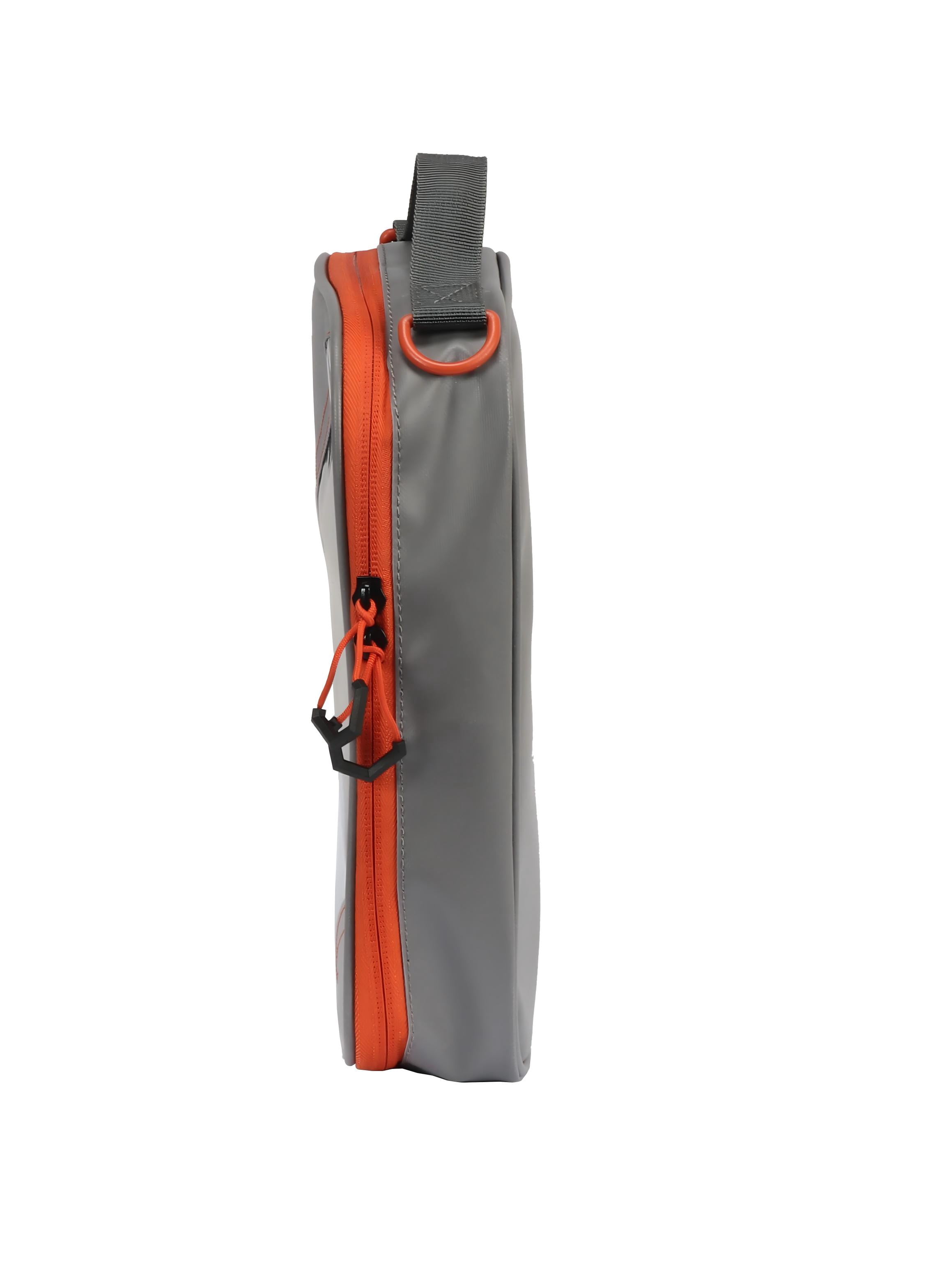 Ozark Trail X-Pro Clear Tackle Pouch with 2-Ring Binder Organizer, Grey