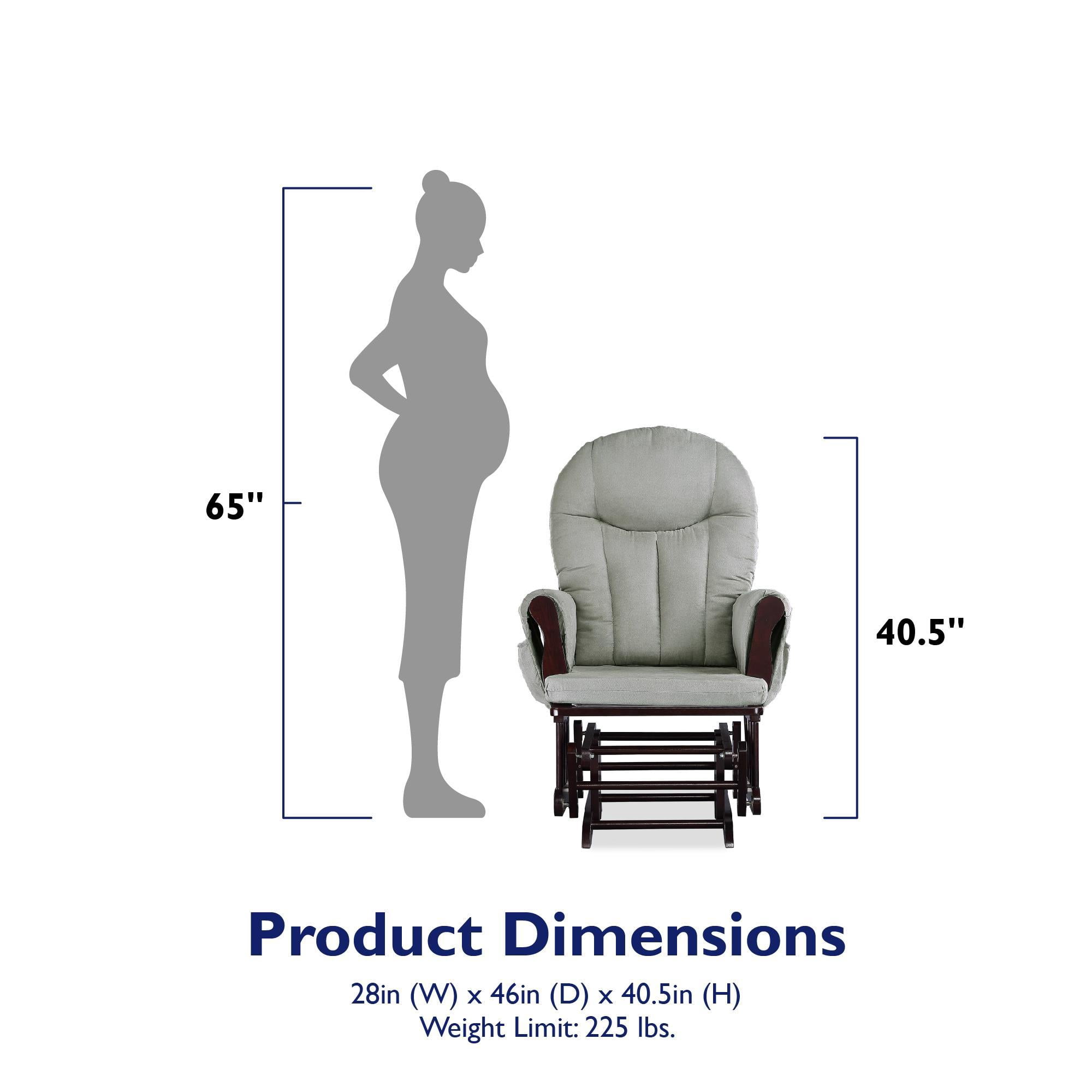 Baby Relax Huntington Nursery Glider & Ottoman