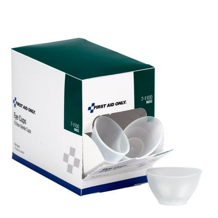 Pac-Kit by First Aid Only 7-1100 Non Sterile Eye Cup (Box of 10)