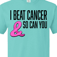 thumbnail image 4 of Inktastic I Beat Cancer and So Can You T-Shirt, 4 of 5
