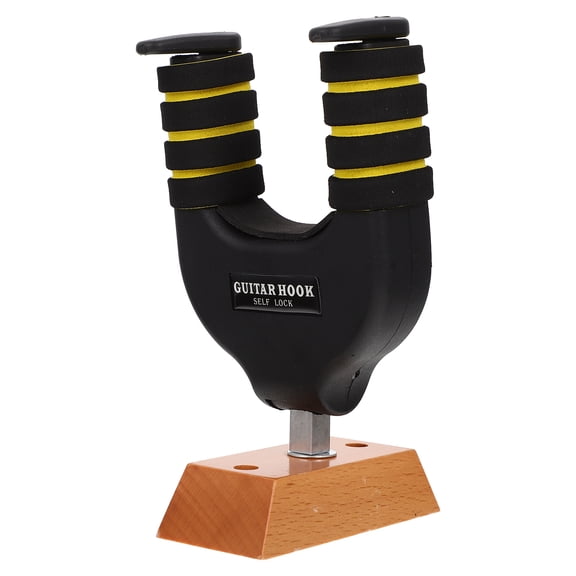 Guitar Wall Mount with Automatic Locking Hanger for Electric Bass Ukulele Rack Plastic Assorted Color Fits Most Guitars 6.3 Inches