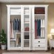 thumbnail image 5 of European style wardrobe, modern economical panel storage cabinet, light luxury household bedroom storage My Lux Decor Round, 5 of 10