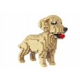 thumbnail image 1 of Figura de perro Golden Retriever (labrador retriever) de 950 piezas para armar con nanobloques., 1 of 5