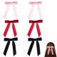 thumbnail image 1 of GOOHOCHY 6 pinzas para el pelo, lazos para el pelo, lazos de terciopelo para el pelo, lazos largos, accesorios para el cabello para niñas adolescentes y mujeres, 1 of 8