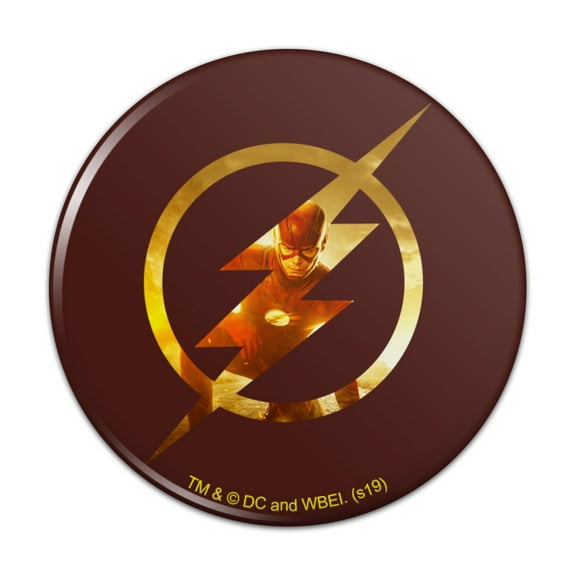 The Flash TV Series Flash in Logo Kitchen Refrigerator Locker Button Magnet
