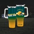 thumbnail image 6 of Green Bay Tumbler Cup - Green Bay Gifts for Men - 40 OZ Insulated Stainless Steel Coffee Travel Mug with Lid and Straw, 6 of 6