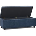 thumbnail image 6 of Homestock Rustic Romance Wide Rectangle Storage Ottoman Bench, 6 of 42