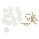 thumbnail image 4 of 12 tiradores de madera sencillos para puertas de casa, cajones y cajones con tornillos., 4 of 7