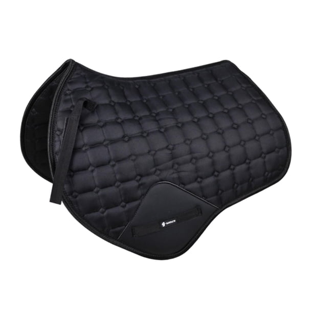 Manta para silla de montar de caballo, ligera y resistente al desgaste, para equipo ecuestre. Negro