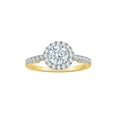 thumbnail image 2 of KATARINA Diamond Halo Engagement Ring in 14K Gold (1 1/2 cttw, I-J, I1-I2), 2 of 4