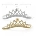 thumbnail image 6 of Baby Girl Super Elastic Headband Toddler Hair Band Soft Headwrap Crown Children Hair Accessories (gold/sliver), 6 of 10