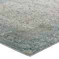 thumbnail image 5 of Modway Dilys 8' x 10' Floral Lattice Area Rug in Teal and Brown, 5 of 9