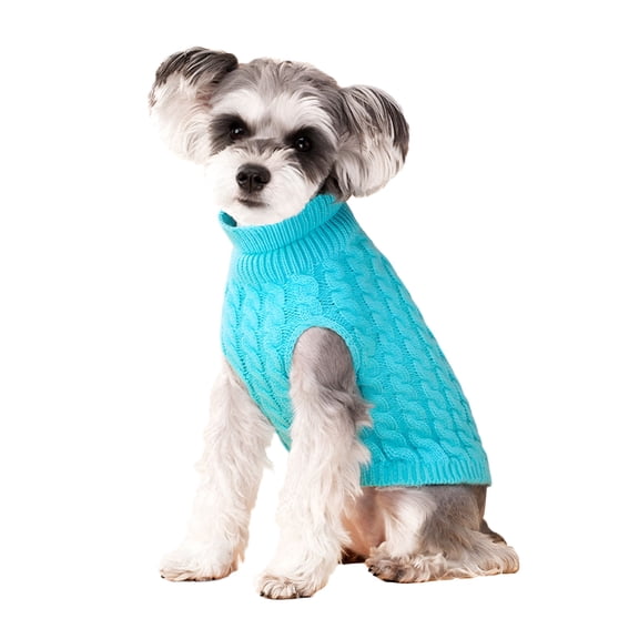 FACEGA Dog Sweater - Warm Sweater Winter Clothes Puppy Soft Coat, Pure Color Dog Sweater for Small Medium and Large Dogs, Pet Clothing Boy Girl