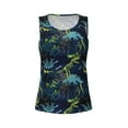 thumbnail image 4 of Gaeub Cartoon Dinosaur Women's Workout Tank Tops Lightweight Sleeveless Shirts for Women for Athletic Running Tennis Yoga - XX-Large, 4 of 9