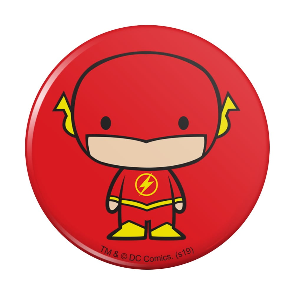 The Flash Cute Chibi Character Pinback Button Pin The Flash Cute Chibi Character Pinback Button Pin