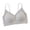 Beige(Bra), variant on Wirefree Scalloped Bralette for Women Textured Knit V-Neck Lounge Bra, Lightly Padded Seamless Everyday Comfort Bra with Front Bow