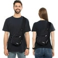 thumbnail image 6 of Hengguang Waterproof Sling Bag Crossbody Backpack for Men Women, Sling Backpack Hiking Daypack with USB Charging Port, Multipurpose Cross Body Chest Bag for Hiking Walking Travel, 6 of 8