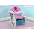 Trolls World Tour Toddler Chair Desk with Storage Bin by Delta Children