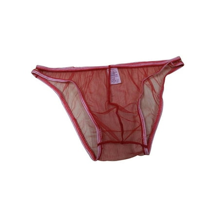 Mens Triangle - Babula Men Mesh Transparent Lingerie Triangle Panties