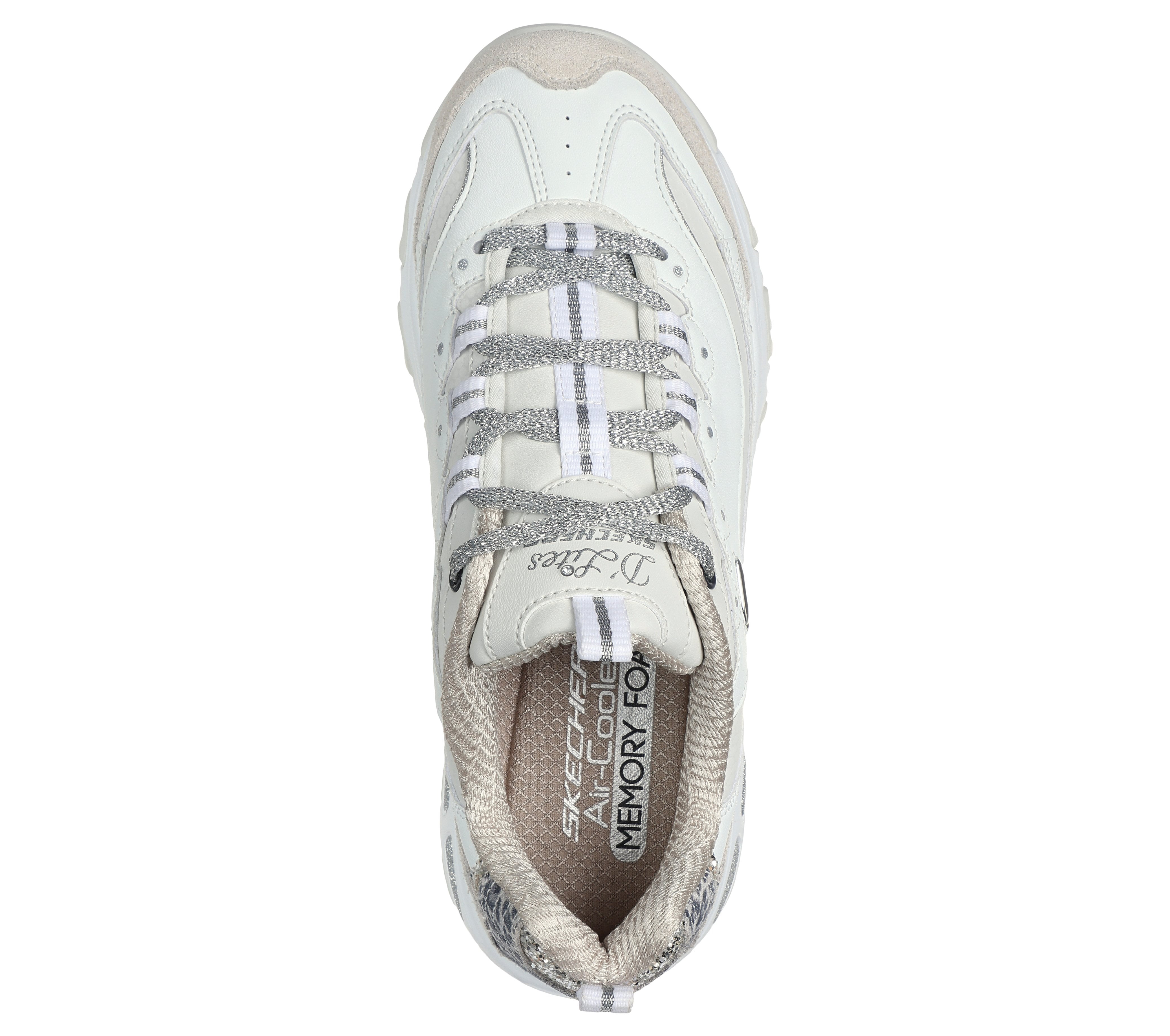 Skechers Women's D'LITES - GOLDEN CHIC Comfort Athletic Sneakers