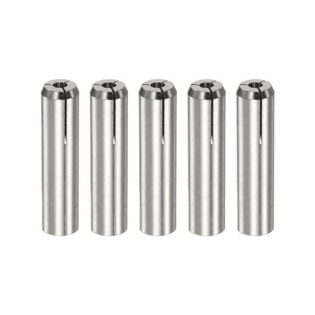 Unique Bargains TIG Collet 3.2x36mm Stubby Collet Tungsten Electrode Collet Tips Replacement 5 Pack