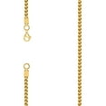 thumbnail image 2 of Yellow Stainless Steel Unisex 4mm 26 Inch Franco Fashion Chain Necklace Chain Necklace for Women and Men, 2 of 2