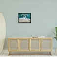 thumbnail image 3 of Stupell Industries Beach Waves Crashing Shoreline Glam Fashion Detail Graphic Art Luster Gray Floating Framed Canvas Print Wall Art, Design by Ziwei Li, 3 of 5