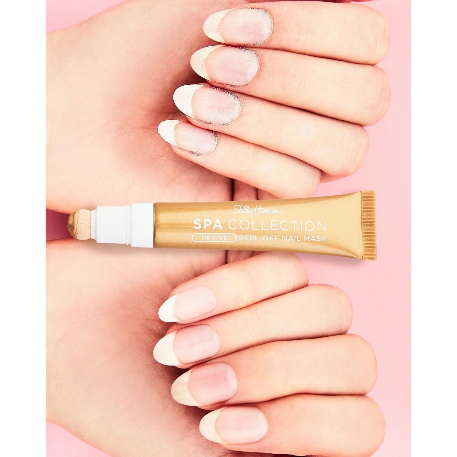 Sally Hansen Masque hydratant pour ongles, enrichi en acide hyaluronique, aide à soigner les cuticules craquelées en adoucissant & en lissant la peau