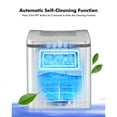 thumbnail image 5 of Spaco Portable Countertop Ice Maker Machine with Scoop-Silver, Ice Maker Countertop Machine, Electric Ice Maker and Compact Portable Ice Maker, Perfect for Home/Kitchen/Office, 5 of 9